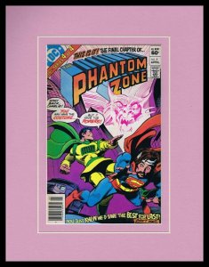 Phantom Zone #4 1982 DC Comics ORIGINAL Framed 11x14 Cover Display