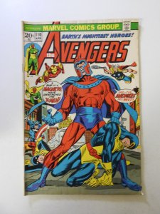 The Avengers #110 (1973) VG condition moisture damage
