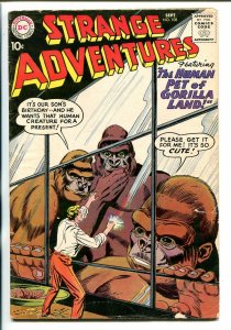 STRANGE ADVENTURES #108 1959-DC-GORILLA LANDIES-vg minus