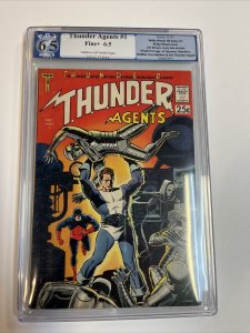 Thunder Agents (1965) # 1 (PGX 6.5) 1st App Dynamo Menthor NoMan Iron Maiden