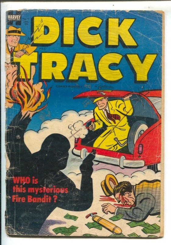 Dick Tracy #71 1954-Harvey-Chester Gould art-crime stories-Girl Friday-Death ...