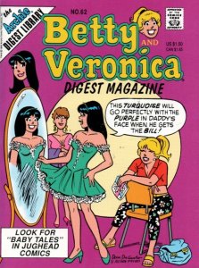 Betty and Veronica Digest Magazine #62 FN ; Archie | Mirror Reflection