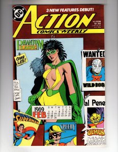 Action Comics #636 (1989) Golden-Age Heroine! /  ID#035