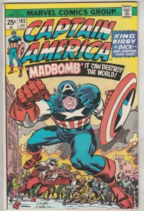 Captain America #193 (Jan-76) VF+ High-Grade Captain America