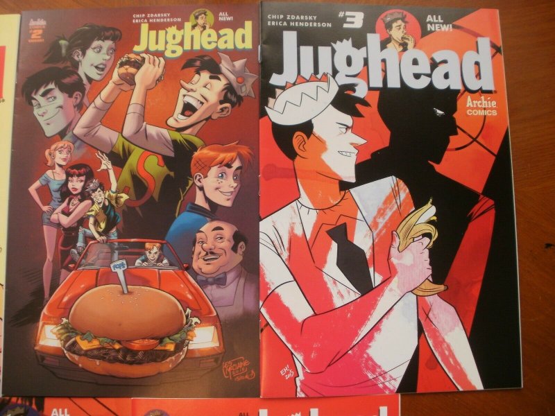 5 Archie Comics JUGHEAD Comic #1 2 3 4 5 Riverdale High School Jones (All-New)