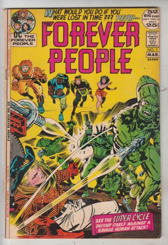 Forever People #7 (Mar-72) VF/NM High-Grade Big Bear, Beautiful Dreamer, Seri...