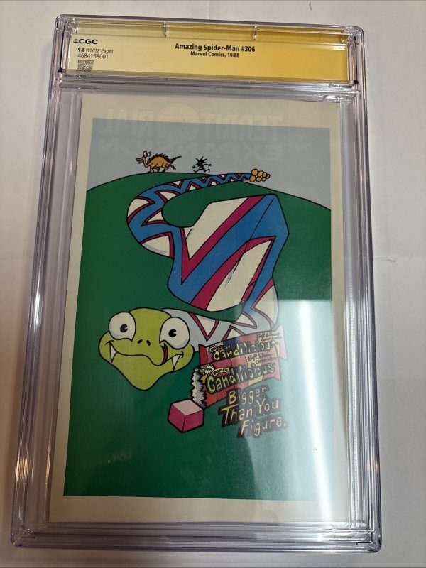 Amazing Spider-Man (1988) # 306 (CGC 9.8 WP) Signed Full Todd Mcfarlane