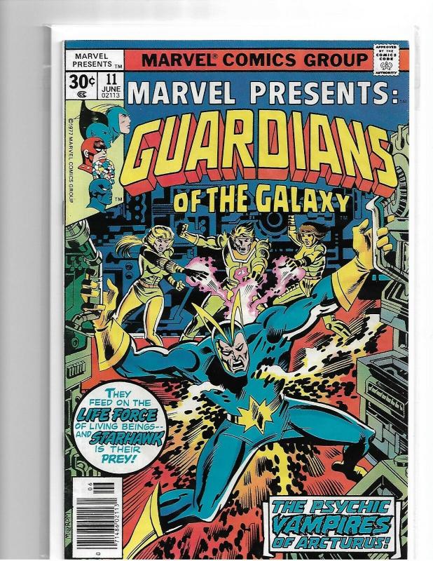 MARVEL PRESENTS #11 - NM - GUARDIANS OF THE GALAXY - HIGH GRADE BRONZE AGE KEY