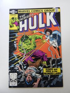 The Incredible Hulk #256 (1981) VF condition