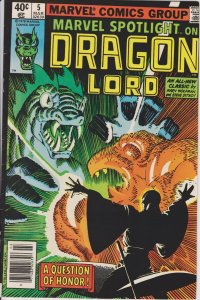 Marvel Comics! Marvel Spotlight! Dragon Lord! Issue 5!