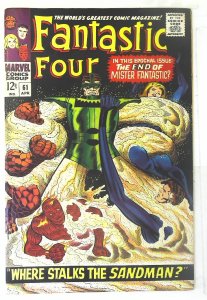 Fantastic Four (1961 series)  #61, Fine+ (Actual scan)