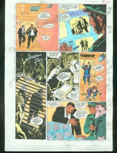 ORIGINAL D.C. COLOR GUIDE ROBIN ANNUAL #2 PG 44-SIGNED VG