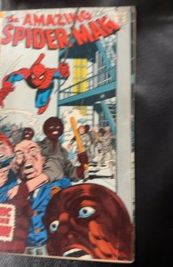 The Amazing Spider-Man #99 (1971)panic at the prison—top staple popped