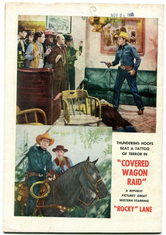 Motion Picture Comics #103 1951- Covered Wagon Raid  VG+