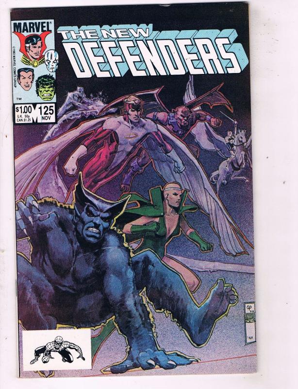 Lot Of 5 Defenders Marvel Comic Books # 125 126 127 128 129 Dr. Strange AD31