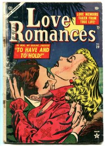 Love Romances #29 1953- Atlas Romance- Jay Scott Pike FR/G