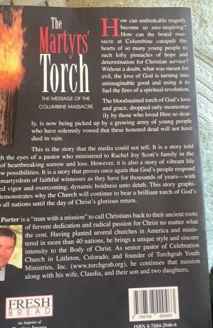 The martyrs’ torch,porter, 2000