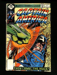 Captain America #230 Whitman Variant Then Came... The Hulk! Bob Layton Cover ...