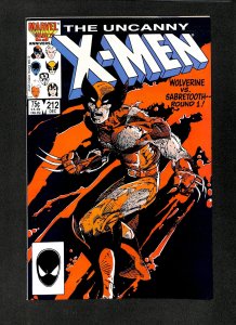 Uncanny X-Men #212 Wolverine Vs. Sabretooth!