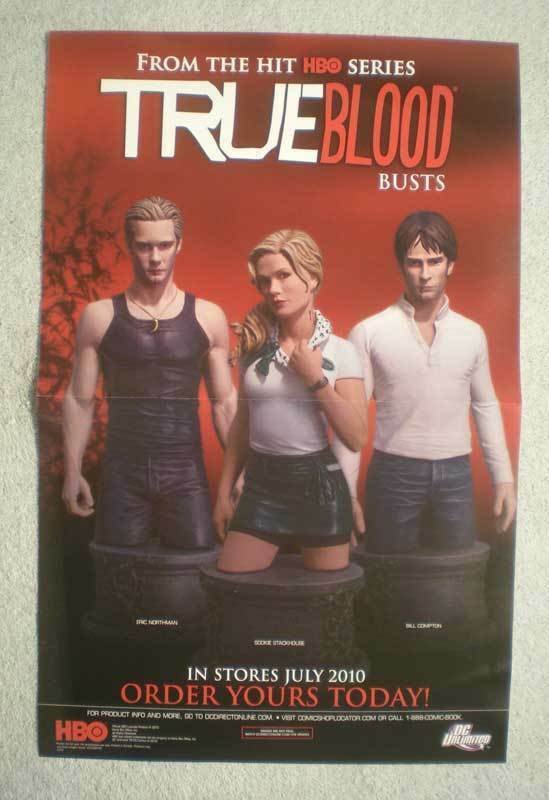 TRUE BLOOD BUSTS Promo Poster, 11x17, 2010, Unused, more Promos in store