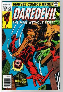 DAREDEVIL #143, FN/VF, Mr Hyde, Cobra, Wolfman, 1964, more DD in store