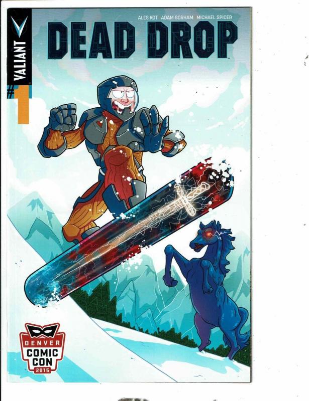 Dead Drop # 1 NM 1st Print Variant Cover Valiant Comic Book Denver Comic Con MK4