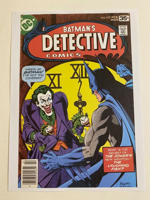 Detective Comics #475 Batman Joker DC Comics poster by Marshall Rogers