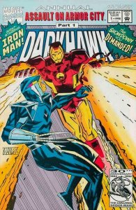 Darkhawk Annual #1 (1992) Spider-Man and Iron Man Appearances VF+