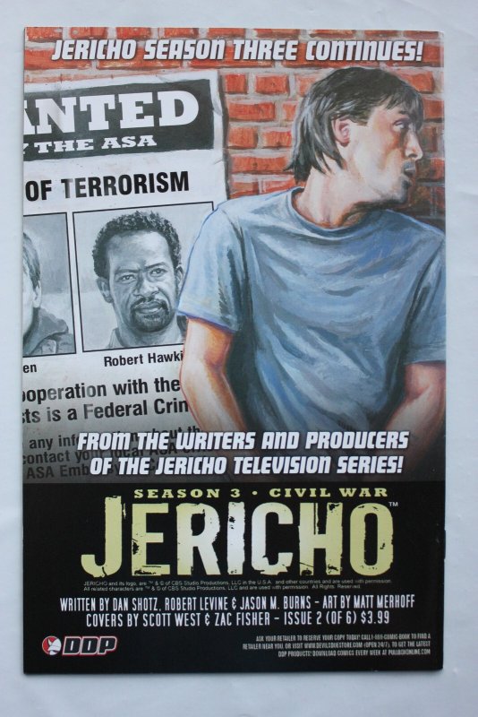 Jericho: Season 3 #1 Cover B (2009) NM