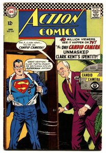 ACTION COMICS #345 comic book-SUPERMAN-CANDID CAMERA-ALAN FUNT