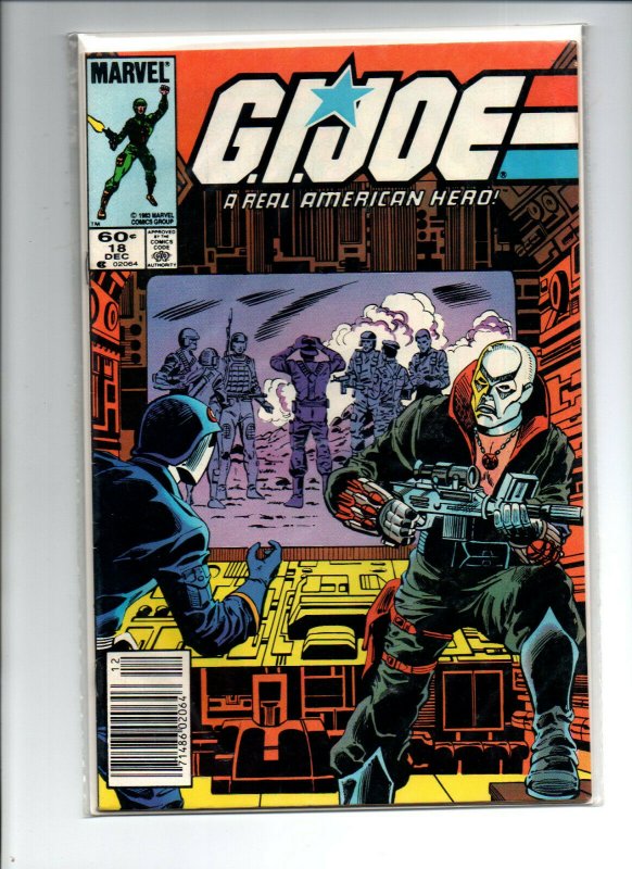 GI Joe #18 newsstand - Destro Returns - 1983 - Marvel - (-Very Fine)