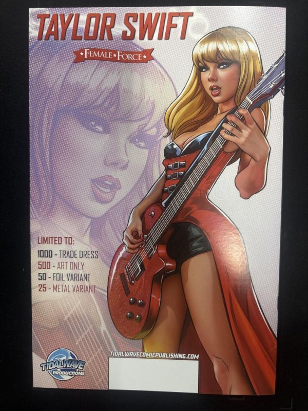 Female Forces Taylor Swift #1 NM Tidalwave Productions