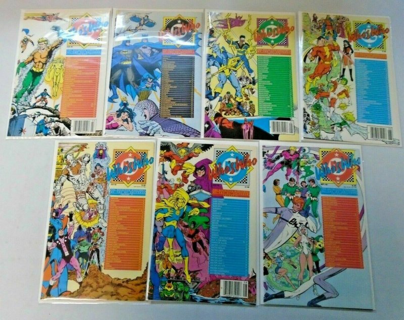 Who's Who Directory + Updates Comic Lot 28 Different Average 8.5 VF+ (1985-88)