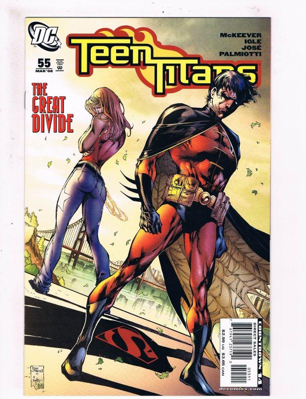 Teen Titans # 55 NM 1st Print DC Comic Book Batman Nightwing Batgirl Flash S58