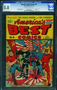 America's Best Comics #10 CGC 5.0 1944-WWII cover-Alex Schomburg 0230531003