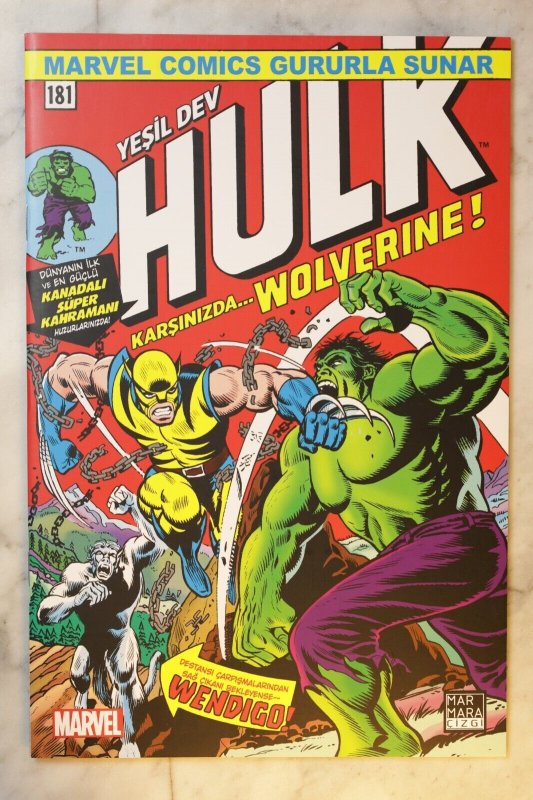 Incredible Hulk #181 Turkish & Yildirim Homage Variant Set 1st Wolverine 