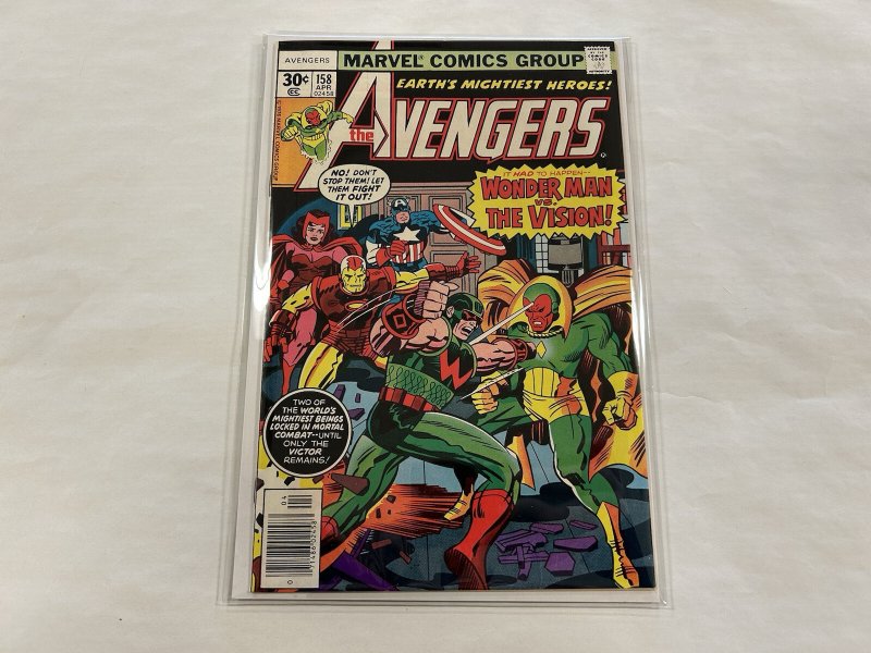 *Avengers #158 nm; 1st Gravitron! Wonder Man vs Vision!