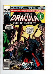 Tomb of Dracula #65 newsstand - vampire - Horror - 1978 - FN/VF