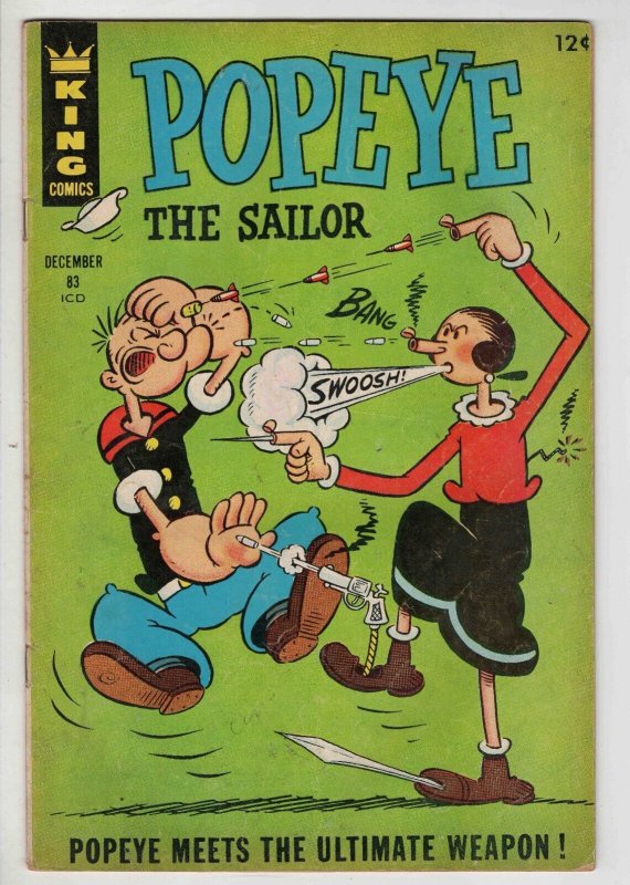 Popeye the Sailor #83 VINTAGE 1966 King Comics