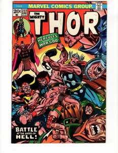 Thor #222 (1974)  Hercules Appearance High Grade Bronze Classic !!! / ID#167