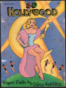 MAG: 3-D Hollywood #1 1988-1st issue-paper dolls-Rita Hayworth-Jayne Mansfiel...