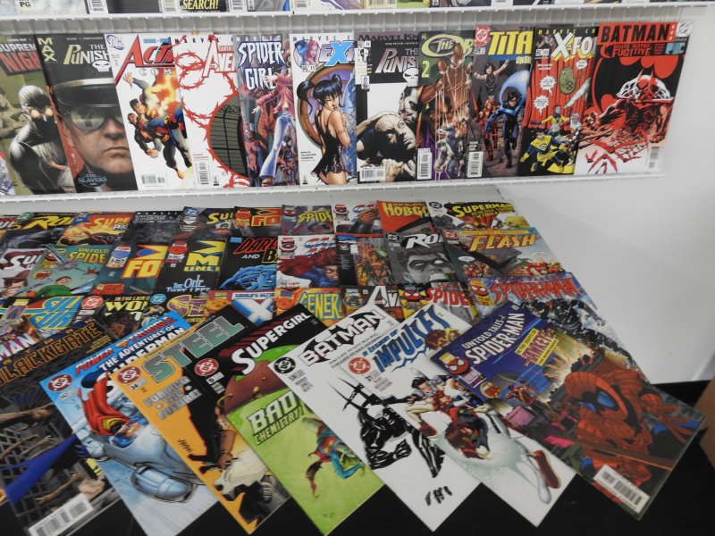 Huge Lot 200+ Comics W/ Batman, Wolverine, Avengers, Spidey+ Avg VF- Condition!