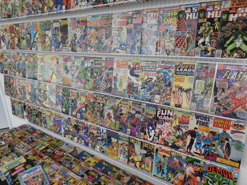 Huge Lot 180+ Low Grade Comics W/ Hulk, Flash, Thor, +More! See description