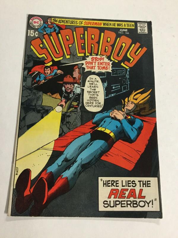 Superboy 166 Vf Very Fine 8.0 DC Comics