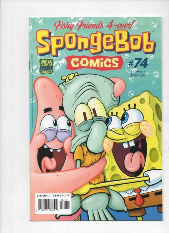 SPONGEBOB #74 NM, Square pants, Bongo, Cartoon comic, 2011 2017, more in store