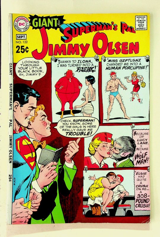 Superman's Pal Jimmy Olsen #122 (Aug-Sep 1969, DC) - Good/Very Good 