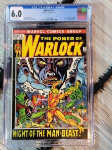 CGC 6.0 Warlock #1 Origin of Warlock Comic Book 1972 Marvel
