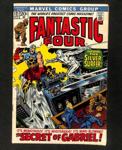 Fantastic Four #121 Secret of Gabriel! Silver Surfer Appearance!
