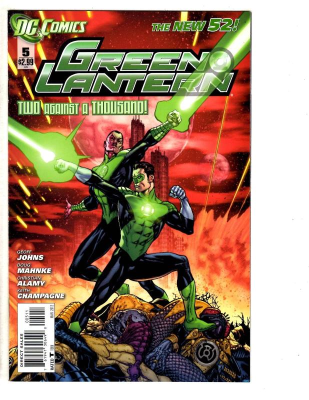 4 Green Lantern DC Comic Books # 2 3 4 5 New 52 Sinestro Hal Jordan Johns LH1