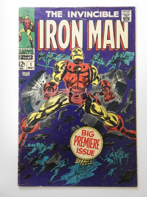 Iron Man #1 GD Condition! Tracing, all coupons filled out interior and exterior